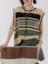 Litlookz Studio Crochet Sweater Vest, view 4