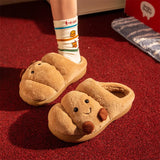 Litlookz Studio Croissant Fluffy Slippers, view 4