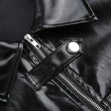 Litlookz Studio Cropped Biker Jacket, view 6