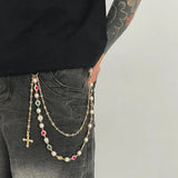 Litlookz Studio Cross Charm Waist Chain, view 3