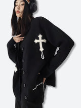 Litlookz Studio Cross Patch Cardigan, view 2
