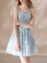 Litlookz Studio Crystal Strap Sequin Mini Dress, view 3