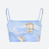 Litlookz Studio Cupid Angel Crop Top, view 3