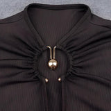 Litlookz Studio Cut Out Open Front Bodysuit, view 5