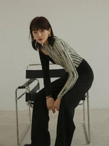 Litlookz Studio Cut Out Shoulder Patch Top, view 3