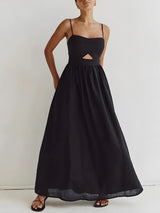 Litlookz Studio Cut Out Slit Maxi Dress, view 4