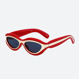 Litlookz Studio Cyberpunk Cat Eye Sunglasses, view 2