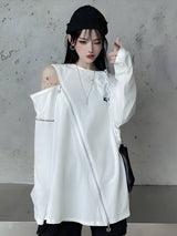 Litlookz Studio Cyberpunk Cross Zip-Up Top, view 2