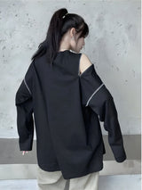 Litlookz Studio Cyberpunk Cross Zip-Up Top, view 6