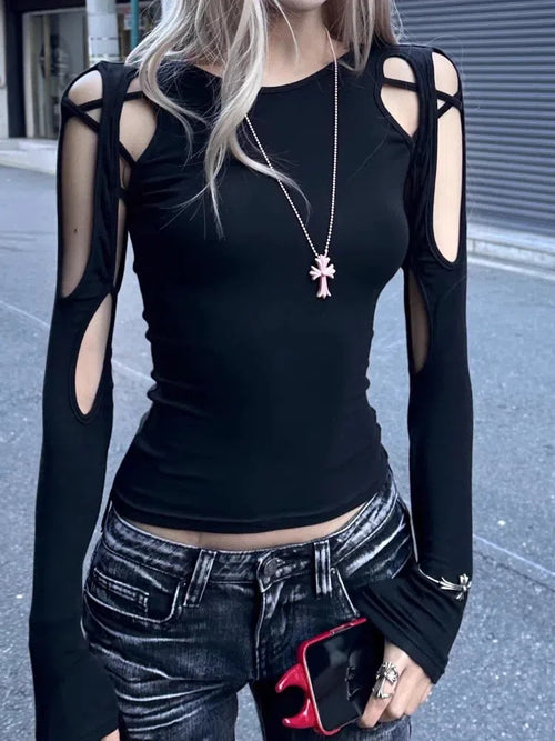 Litlookz Studio Cyberpunk Cut Out Top