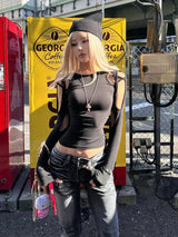 Litlookz Studio Cyberpunk Cut Out Top, view 2
