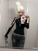 Litlookz Studio Cyberpunk Cut Out Top, view 3