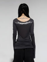 Litlookz Studio Cyberpunk Extra Long Sleeve Top, view 2