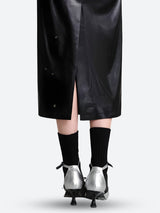 Litlookz Studio Cyberpunk Faux Leather Midi Dress, view 6