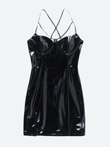 Litlookz Studio Cyberpunk Faux Patent Leather Mini Dress, view 4