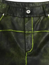 Litlookz Studio Cyberpunk Forest Faux Leather Pants, view 5