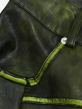 Litlookz Studio Cyberpunk Forest Faux Leather Pants, view 6