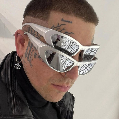 Litlookz Studio Cyberpunk Rave On Cat Eye Sunglasses