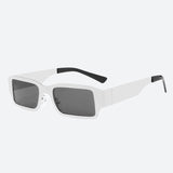 Litlookz Studio Cyberpunk Rectangle Metal Sunglasses, view 4