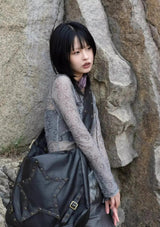 Litlookz Studio Cyberpunk Sheer Top, view 3
