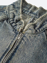 Litlookz Studio Cyberpunk Zip-Up Denim Jacket, view 5