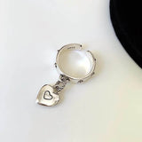 Litlookz Studio Dangling Heart Ring, view 4