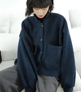 Litlookz Studio Dark Academia Button Up Pockets Cardigan, view 3