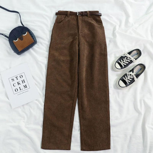 Litlookz Studio Dark Academia Corduroy Pants