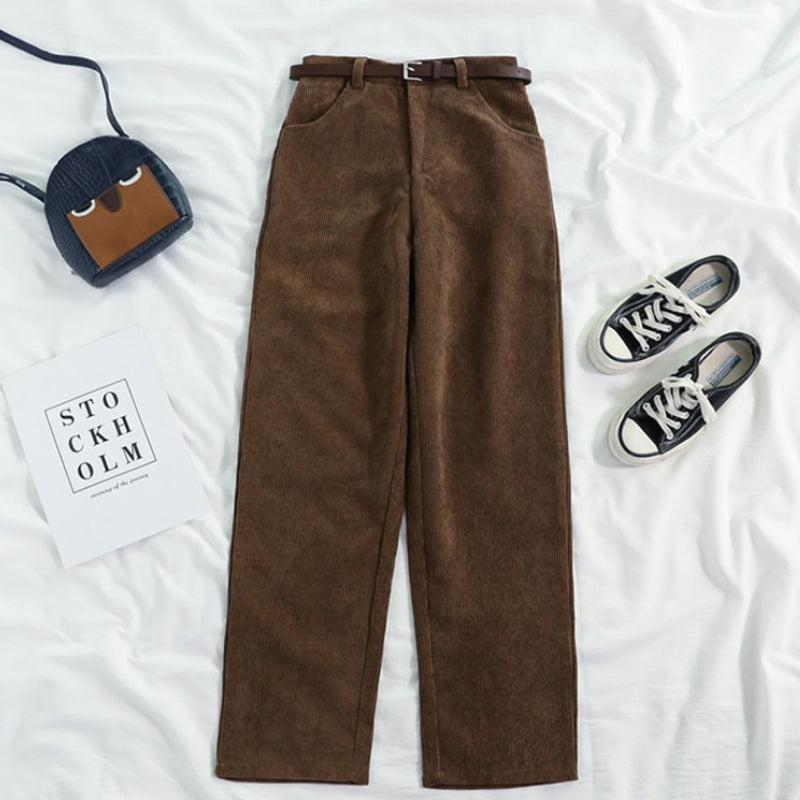 Litlookz Studio Dark Academia Corduroy Pants