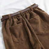 Litlookz Studio Dark Academia Corduroy Pants, view 6