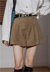 Litlookz Studio Dark Academia Corduroy Shorts, view 5
