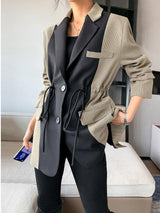 Litlookz Studio Dark Academia Double Color Blazer, view 3