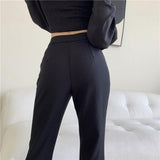 Litlookz Studio Dark Academia Hem Split Pants, view 5