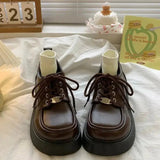 Litlookz Studio Dark Academia Lace Up Mary Jane Shoes, view 2