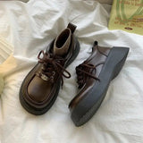 Litlookz Studio Dark Academia Lace Up Mary Jane Shoes, view 3