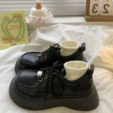 Litlookz Studio Dark Academia Lace Up Mary Jane Shoes, view 5