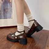 Litlookz Studio Dark Academia Mary Jane Shoes, view 2