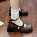 Litlookz Studio Dark Academia Mary Jane Shoes, view 3