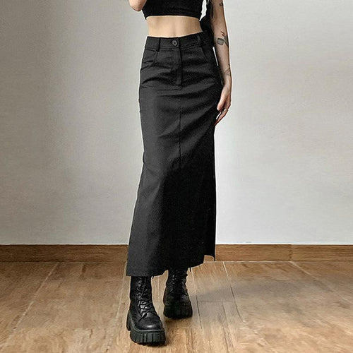 Litlookz Studio Dark Academia Maxi Skirt