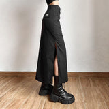 Litlookz Studio Dark Academia Maxi Skirt, view 2