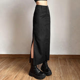 Litlookz Studio Dark Academia Maxi Skirt, view 4