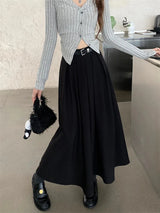 Litlookz Studio Dark Academia Midi Skirt, view 2