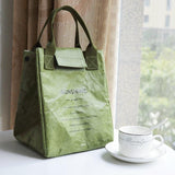 Litlookz Studio Dark Academia Paper Look Handbag, view 4