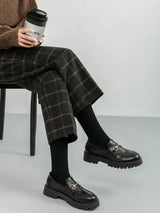 Litlookz Studio Dark Academia Plaid Pants, view 3