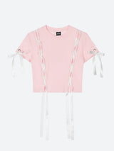 Litlookz Studio Dark Coquette Crop Top, view 4