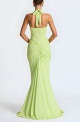 Litlookz Studio Deep Plunge Ruched Maxi Dress, view 2