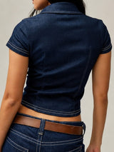 Litlookz Studio Denim Blues Shirt, view 2