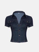 Litlookz Studio Denim Blues Shirt, view 5
