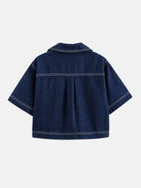 Litlookz Studio Denim Shirt & Skort Set, view 6