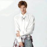 Litlookz Studio Detachable Tie Shirt, view 3